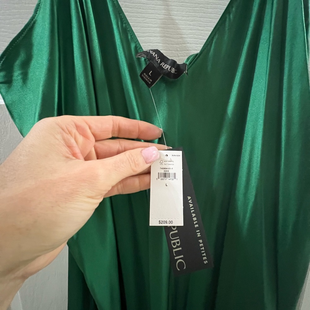 Banana rep green long maxi size large - Picture 4 of 5